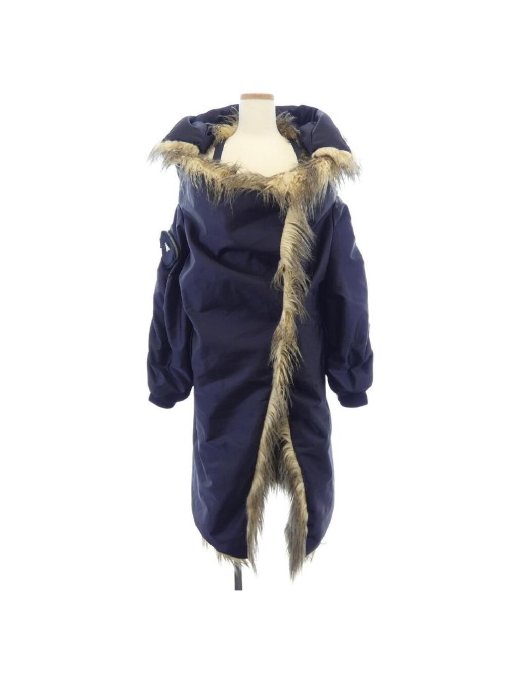 Prada Triangle Logo Coat